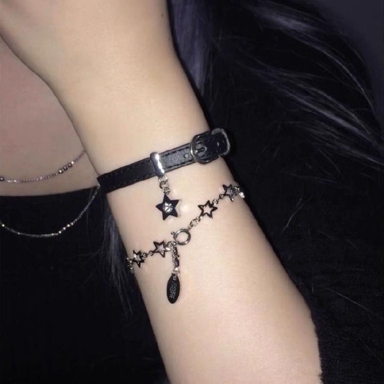 Belt Style Star Bracelet Star Pendant Bracelets Adjustable Chain Bracelets