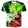 Japanese Anime Dragon Ball Z 3d Printed Super Broly Legendary Super Saiyan God T-Shirt Fashion Kids Adults Cosplay Tops Clothing
