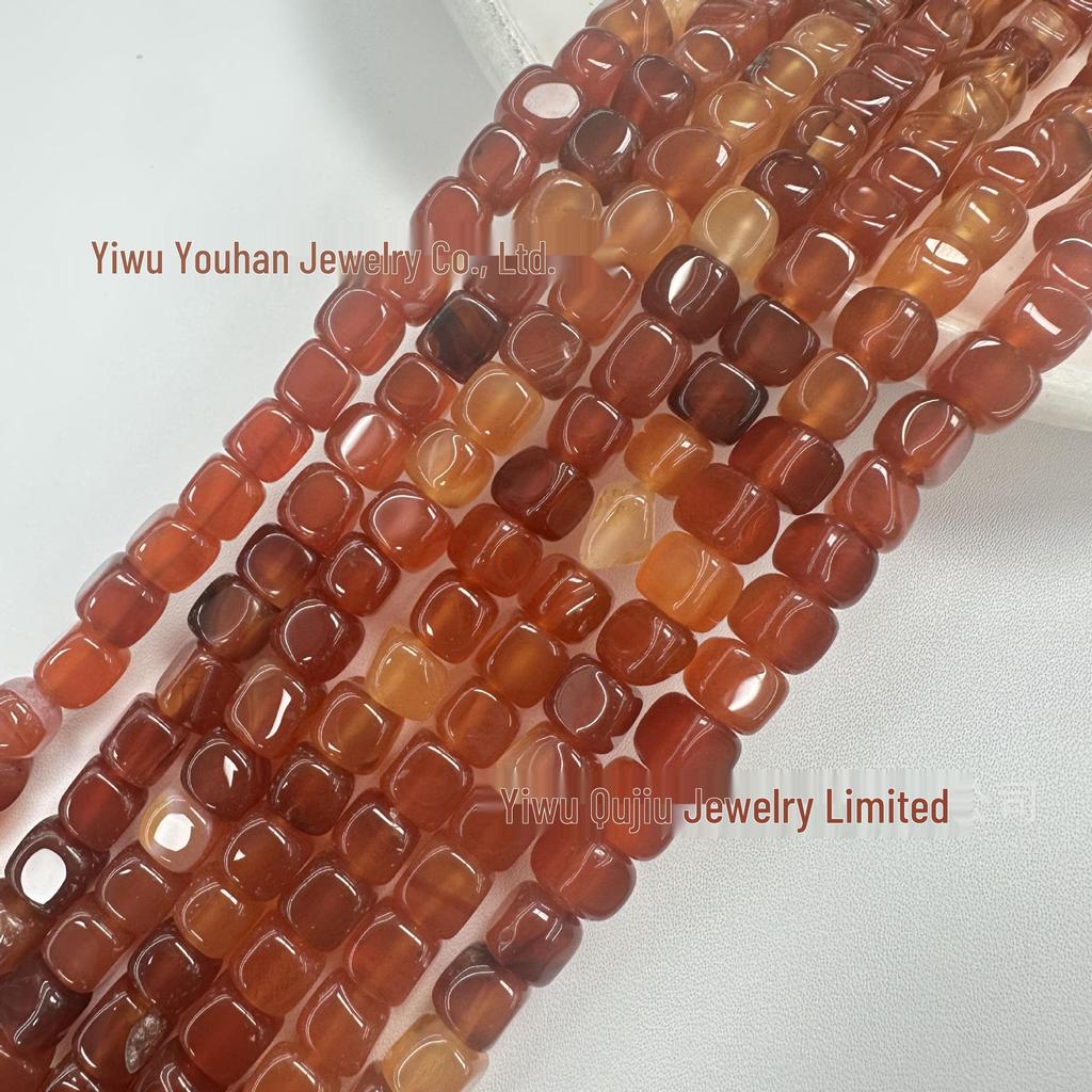 Square Weathered Sugar Cube Stone Beads - DIY Bracelet & Jewelry Accessories