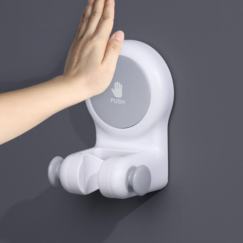 Universal showerhead holder, bathroom suction cup bracket, non drilling movable showerhead base