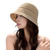 Women Hat Basin Hollowed-Out Design Sun Fisherman Hat Summer Accessory