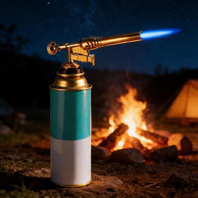 Efficient Cartridge Gas Torch Featuring 1300°C High Temperature Capability All Metal Heat Dissipating Body and Electronic Ignition for Precise Control