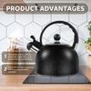Whistling Kettle Gas Induction Cookers 2L Stove Top Kettle Stainless Steel Stove Top Tea Kettle Rapid Boiling Stove Top Tea Pots