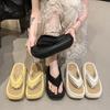Thick-bottomed Cool Slippers for Women's Summer Wear New Flip-flops, Beautiful with Skirts, Seaside Vacation Slippers