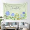 Home Wall Decoration Tapestry Colorful Wildflower Plant Background Hanging Cloth Office Living Room Tapestry