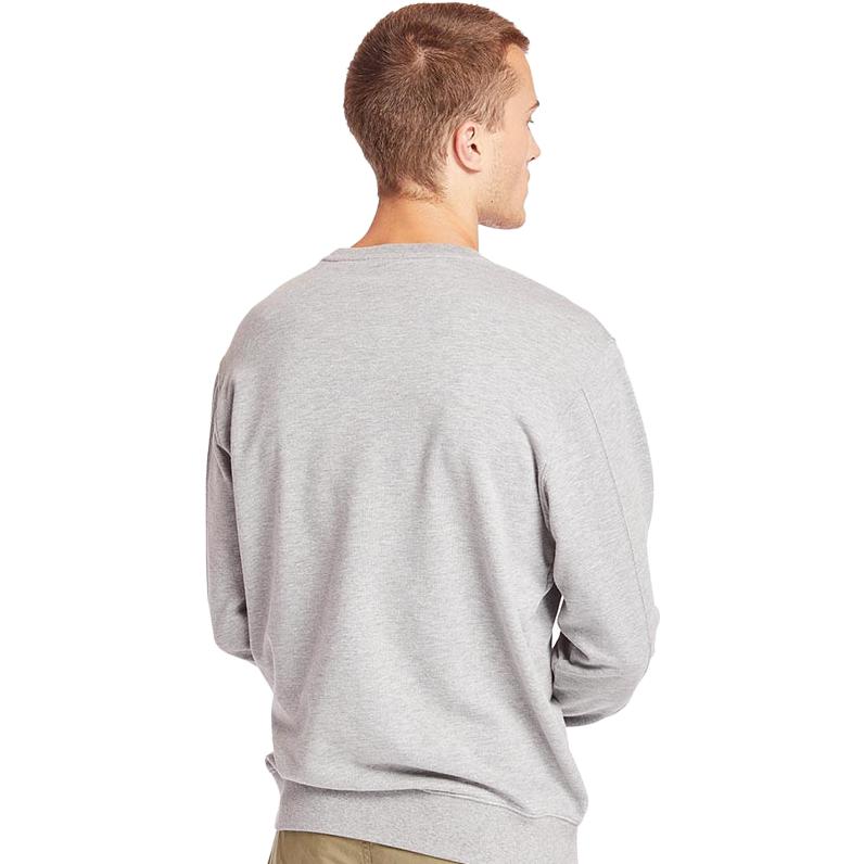 Timberland Outdoor Crew Neck Pullover Letter Print Sweatshirt Men sweatshirt Medium-Heather-Gray A2BHY-052