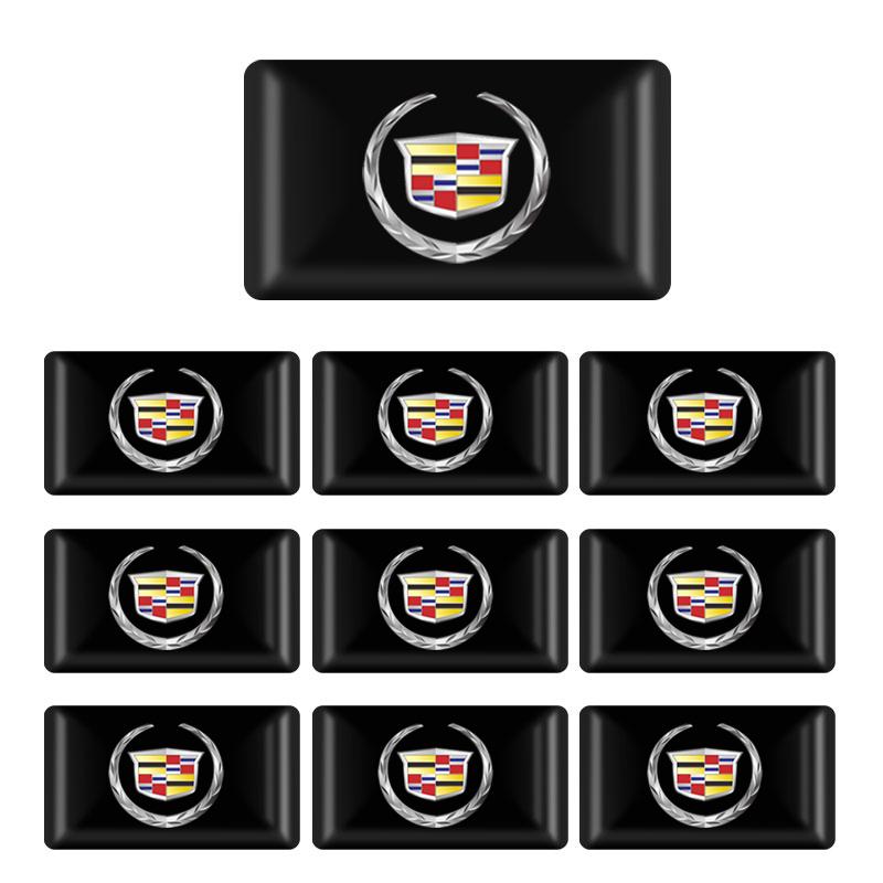 Metal Car Badge Steering Wheel Dashboard Decor Hub Caps Center Sticker For Cadillac XT5 XTS CTS BLS SLS DTS SRX Escalade Tiburon Deville