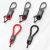 Car Styling Keychain Leather Woven Rope Metal Key Ring For Mitsubishi Lancer Ralliart ASX Mirage Pajero Xpander Attrage L200