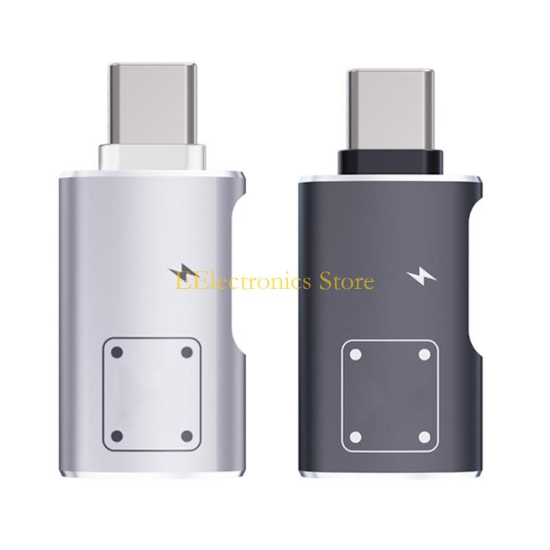 B03C Aluminum Converter High Speed Data Tranfer Adapter USB C & USB to USB A Adapter with 15W Charging Port for Phone 15 14