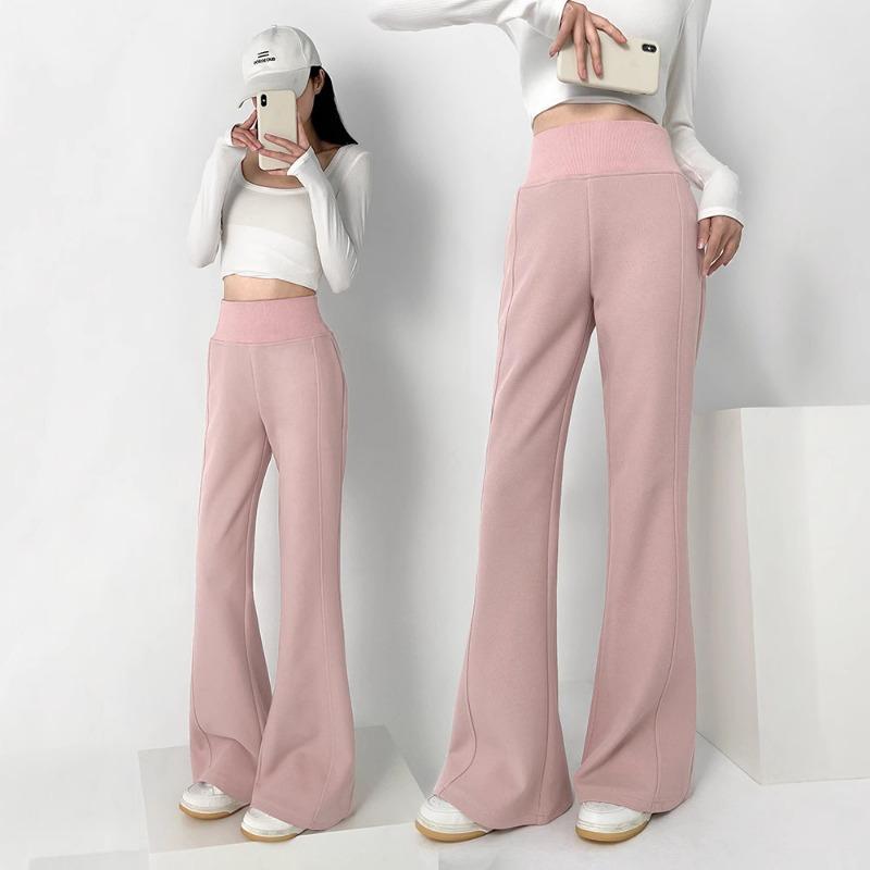 High-waisted Sweatpants Women's Spring New Drape Casual Sweatpants Lazy Wind Straight Wide-leg Slightly Pulled Pants