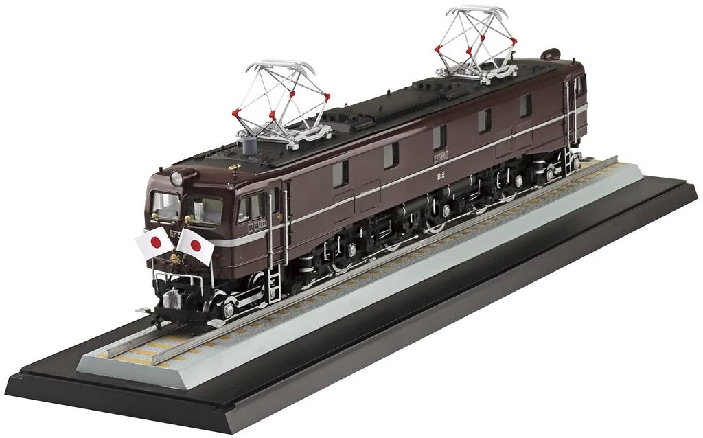 Aoshima Bunka Kyozaisha Electric Locomotive Series JNR DC Electric Locomotive EF58 Royal Engine Plastic Model 1/50 No.4