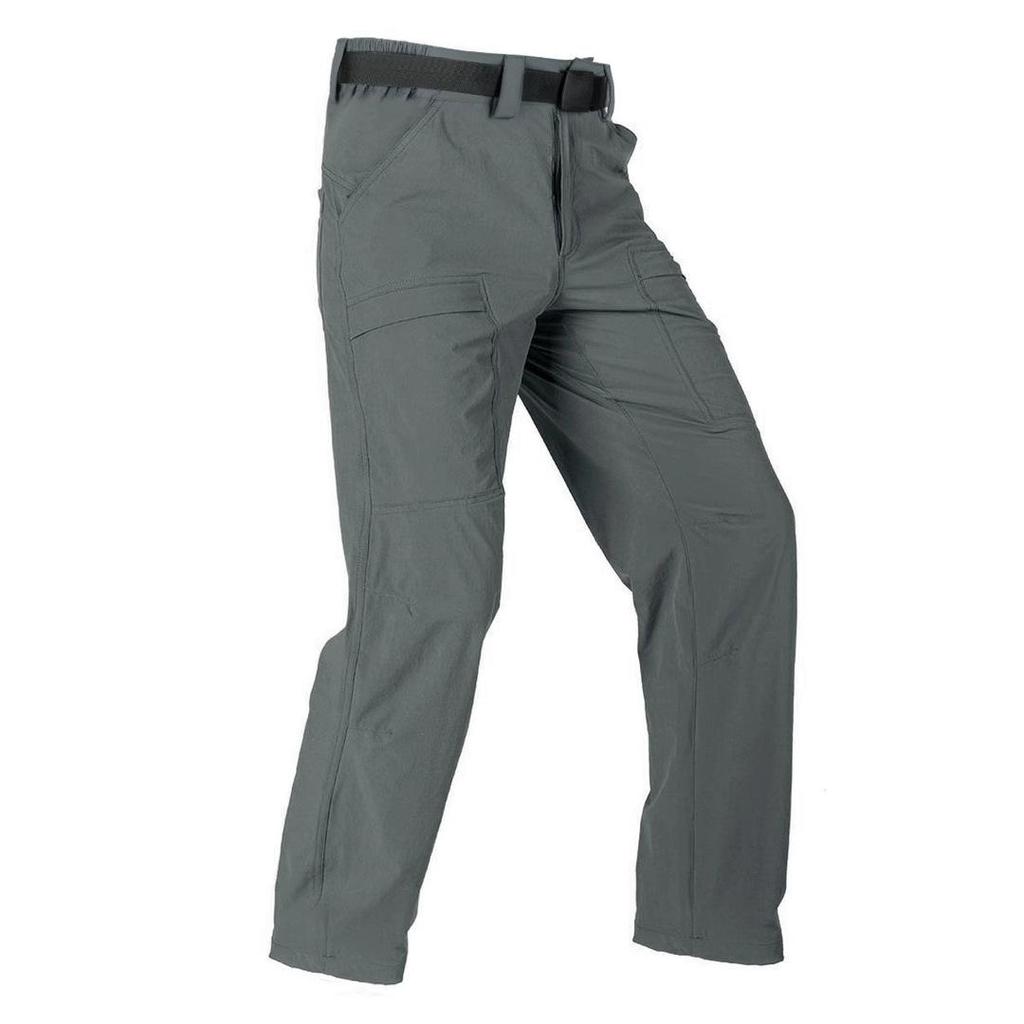 Free Soldier Men's Quick-Dry Hiking Pants - Spring/Summer, Waterproof, Elastic, Sun Protection