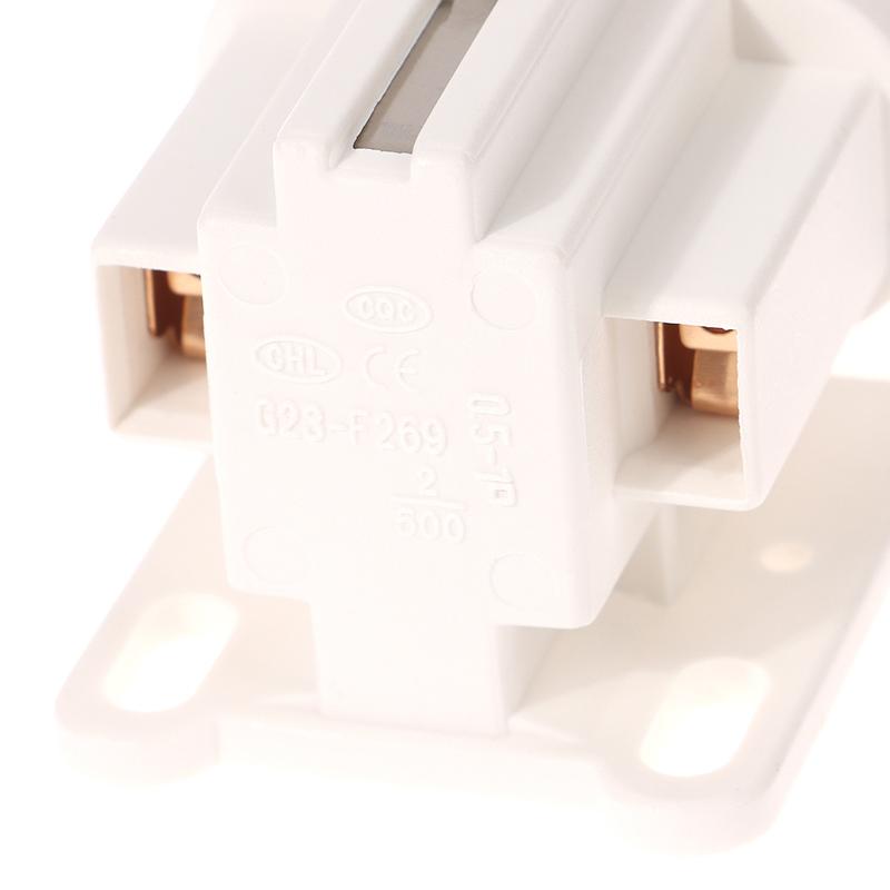 H Tube U Tube G23 Lamp Socket Plug-In Base Two-Pin 2P Plug-In Tube Lamp Tube Socket Yuba Lamp Tube Plug