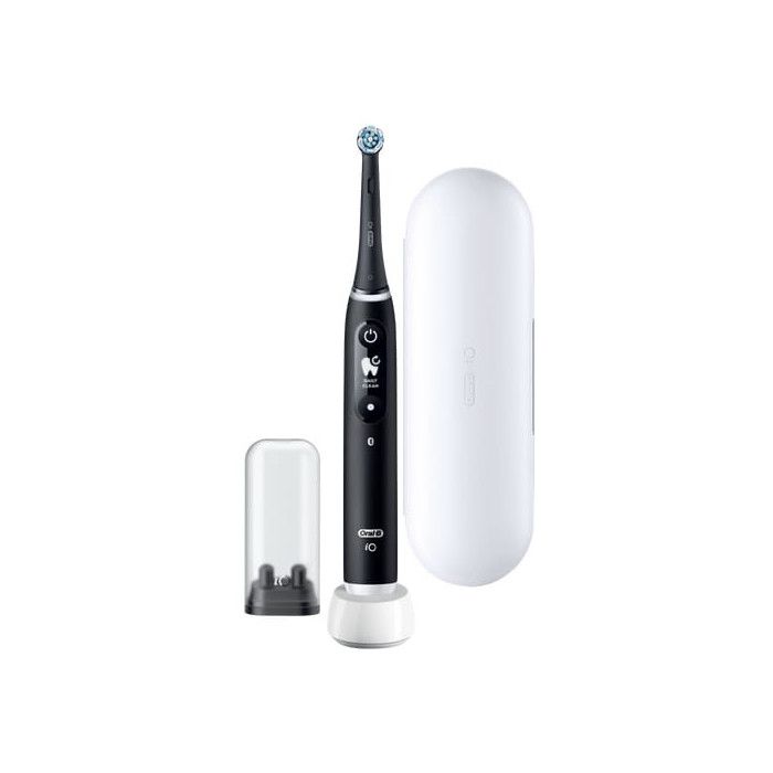 Brosse à dents électrique - Oral-B - iO Series 6 - Noir - 5 modes de brossage - Technologie iO