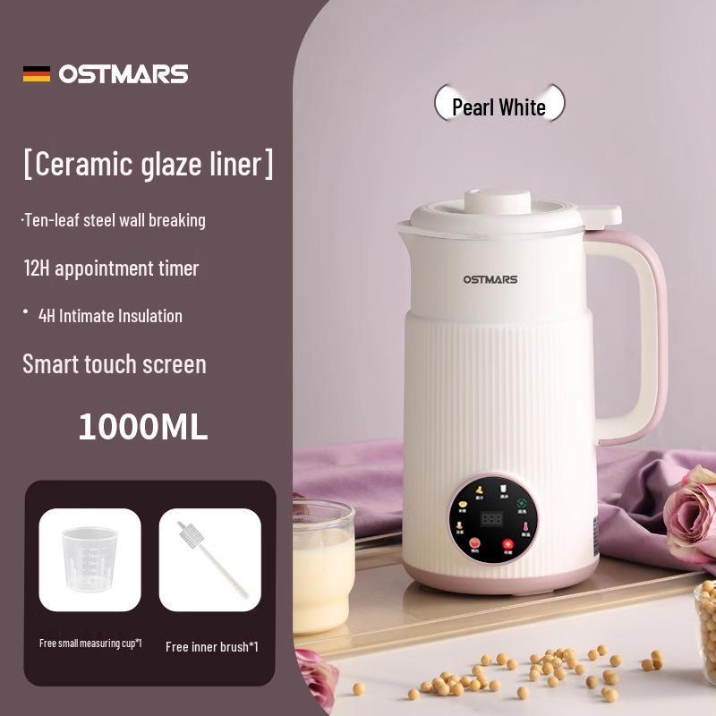 OSTMARS Výrobník sójového mléka a dětský mixér - Kompaktní, Multifunkční, Plně automatický stroj