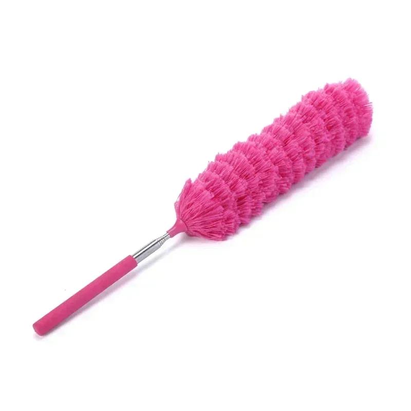 

Stainless Steel Retractable Duster Long Handle Microfiber Dust Brush for Car Home Cleaning Extendable Cleaning Tool dust cleaner розы красного