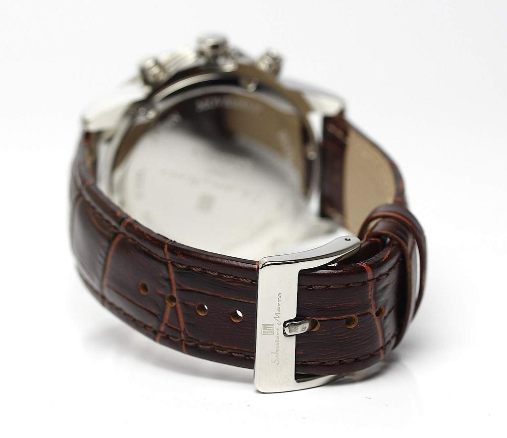 Salvatore Marra Green Chronograph 10 ATM Water for Business and Formal Wear Men's Wristwatch, Resistant,