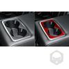 For Ford Mustang Mach E  2022 Car Accessories Auto Interior Rear Cup Holder Panel Trim Sticker Modification Decoration
