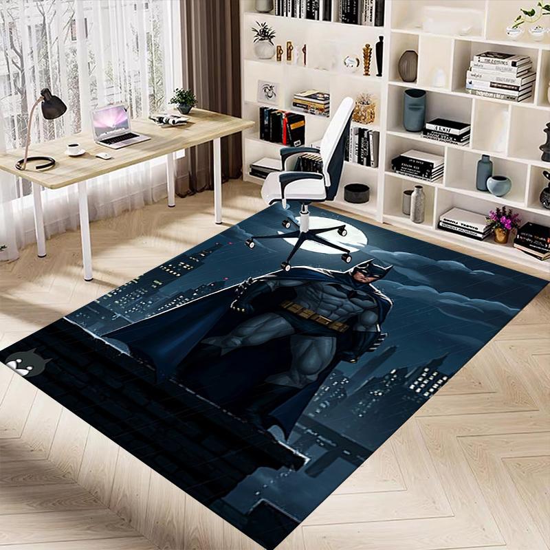1pc Batman Night Carpet, for Home & Office Decor, Desk Chair Carpet, Festive Gift,Conference Room CarpetL1188