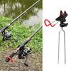 2pcs Fishing Rod Stand Universal Holders Set Multi-Function Ground Spike for Hand and Sea Fishing Rods