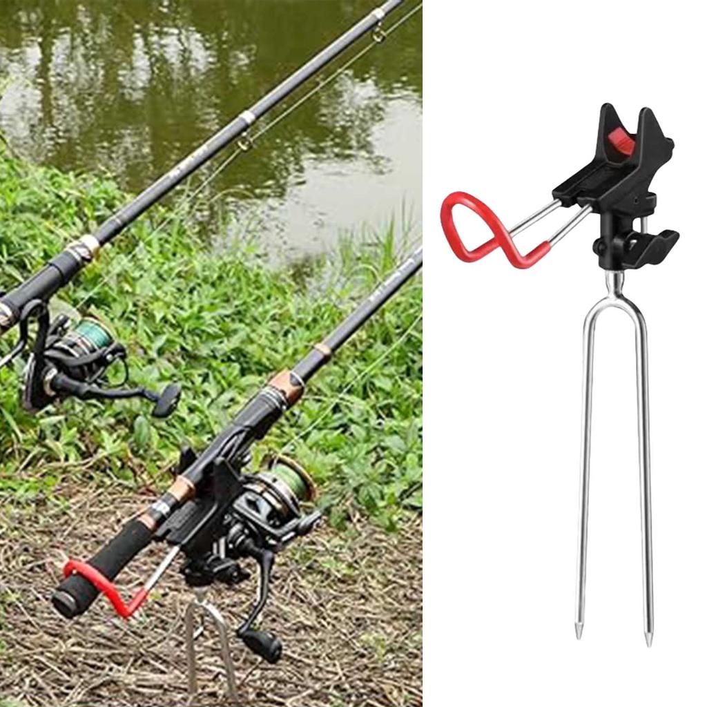 2pcs Fishing Rod Stand Universal Holders Set Multi-Function Ground Spike for Hand and Sea Fishing Rods