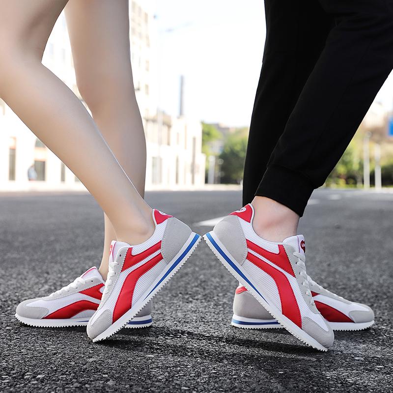 New Couple Fashion Sports Shoes Lightweight Breathable Casual Sneakers Men Low-Cut Flat Shoes Wome Trainers zapatillas de hombre