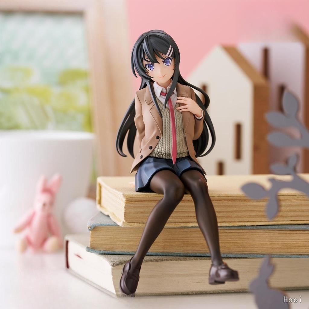 Anime Seishun Buta Yarou wa Randoseru Girl no Yume Minai Sakurajima Mai Figure Premium Chokonose Action Figure Model Toy Gift