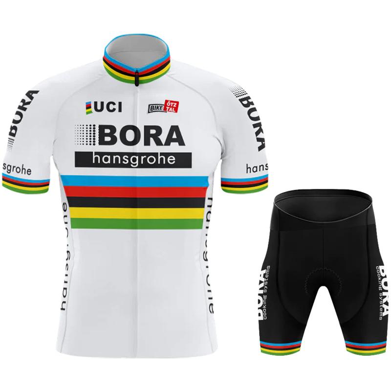 Pánská cyklistická bunda Horský bike 2026 UCI BORA Oblečení Pánské sety Letní dres Tričko Kolo Mtb Tricuta Pánský outfit Set Kalhoty