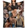 jared padalecki photo collage Throw Blanket Sofa Quilt Travel Large warm winter Blankets