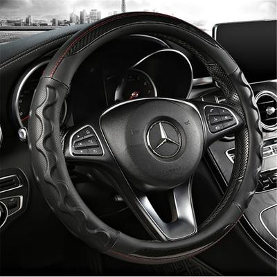 Housse de Volant AUSTYLCO pour Kei Volant en Fibre de Carbone 3D Confortable pour l'Intérieur Voitures Noires, Protecteur, Élégant, Toucher,