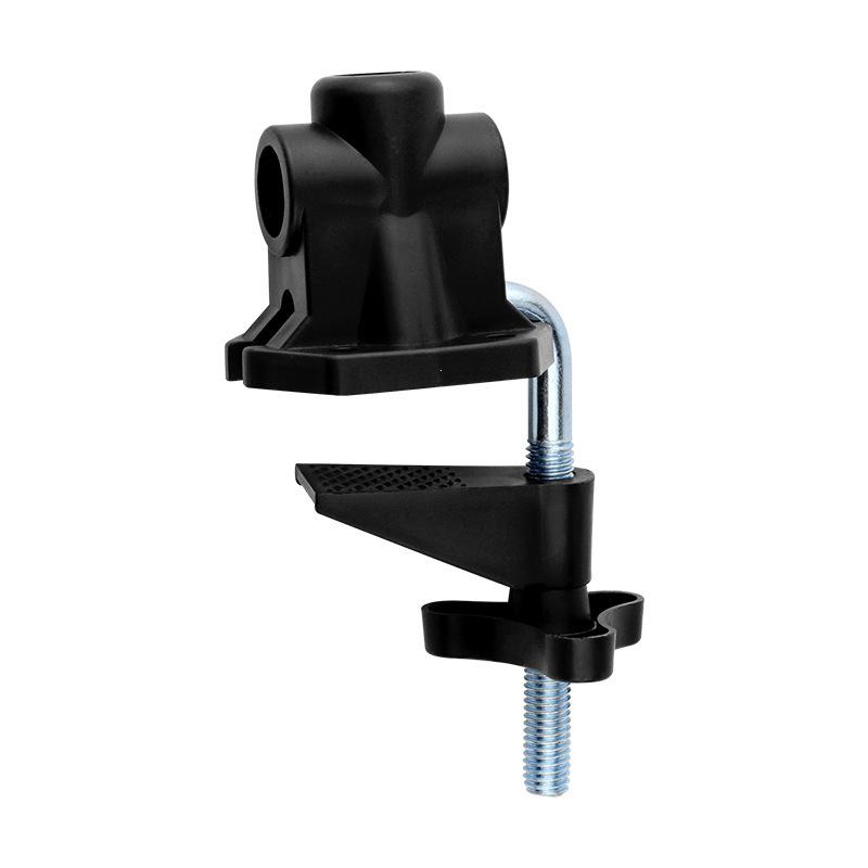 Universal LED Desk Lamp Clip - 12mm Hole, Portable L-Shaped Buckle Stand