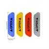 4pcs Reflective Car Door Warning Stickers, Anti-Collision Decals with Open Sign, Night Reflective High Temperature Decorative Stickers