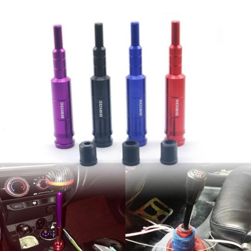 Buy Aluminum Gear Shift Knob Extender Adjustable Shifter Lever Extend