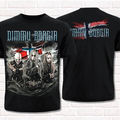Dimmu Borgir T-Shirt Unisex Cotton Short Sleeve High Street Streetwear Oversized Loose CasualShort Sleeve