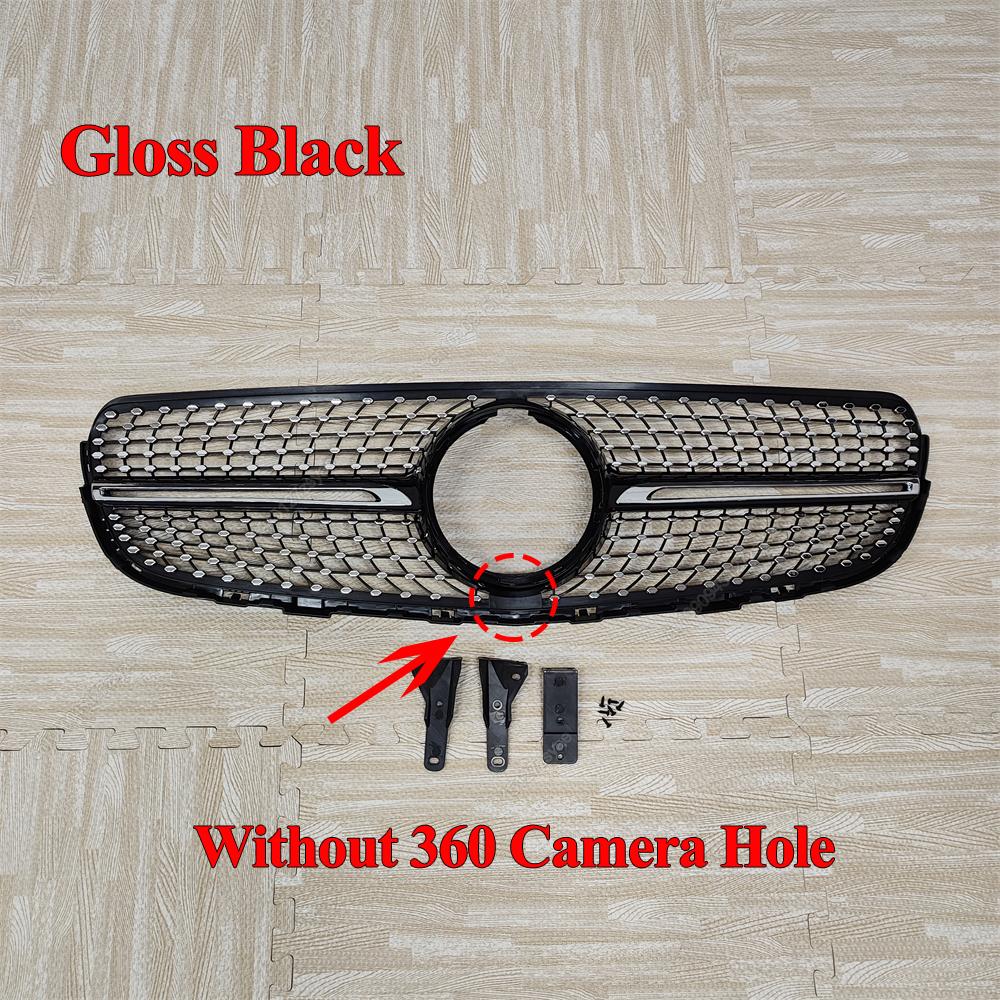 Diamond Style Grille Front Racing Grill For Mercedes Benz GLC Class X253 2015-2019 GLC250 GLC300 GLC350 GLC43 AMG Bodykit Tuning