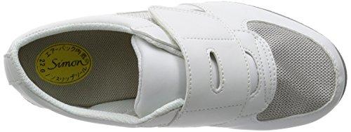Simon CA-61 Antistatische Mesh-Schuhe, Weiß, Größe 27.0cm