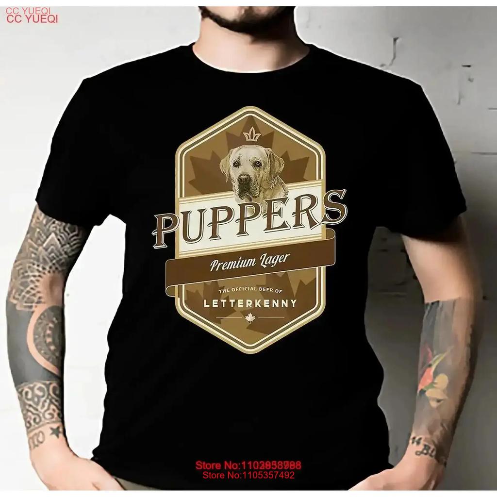 Puppers Beer Essential Classic T Shirt All Size Vintage Soft Graphic Unisex Comfortable Homme Streetwear Stretched