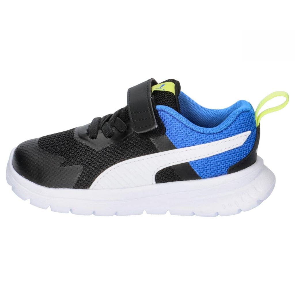 Puma Evol Blanc Mesh Sneakers 2022 Puma Blue Size Cm AC+INF Kids' (386240), Fall/Winter Colorway, Black/Puma White/Victoria (04), 12.0