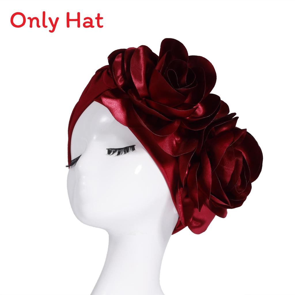Womens Large Floral Head Wrap With Logo For Autumn Celebrations