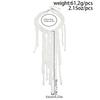 IngeSight.Z Trendy Exaggeration White Imitation Pearl Tassel Beaded Necklace Women Exquisite Sweater Chain Jewelry Accessories