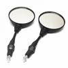 1 Pair Motorcycle Rearview Mirror 650 Anti-fall Folding Round Rear View Mirrors Modified Parts For Motorbike