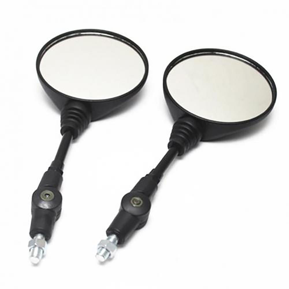 1 Pair Motorcycle Rearview Mirror 650 Anti-fall Folding Round Rear View Mirrors Modified Parts For Motorbike