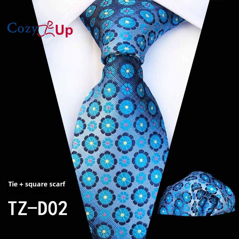Cozy Up Fashion Paisley Multi-Colour Men's Tie Square Towel Set