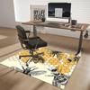 1pc Honeycomb Bee Office Chair Mat - Non-Slip Carpet for Desk, Festive Gift Idea, Seasonal Decor, Suitable for Home and Office Use.P065