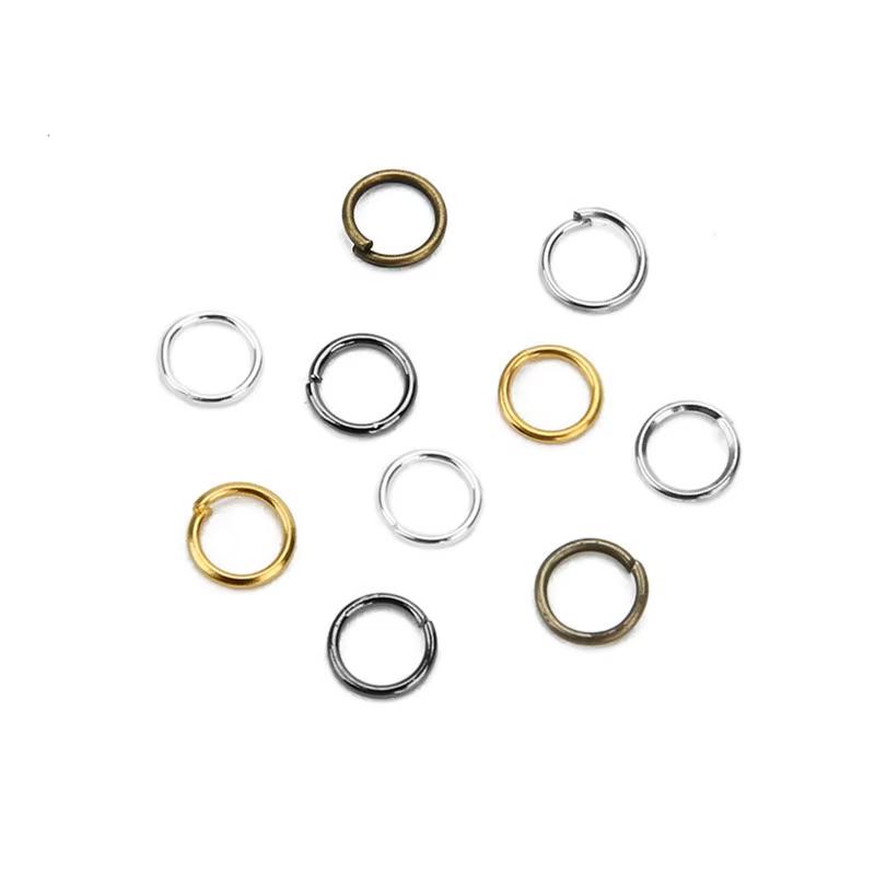 400pcs Metal DIY Jewelry Accessories Open Ring Single Circle Necklace Bracelet Pendant Clasp Material 05*3MM for Craft Making