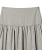 Eilubeu Drape Midi Skirt Aasdsk102C