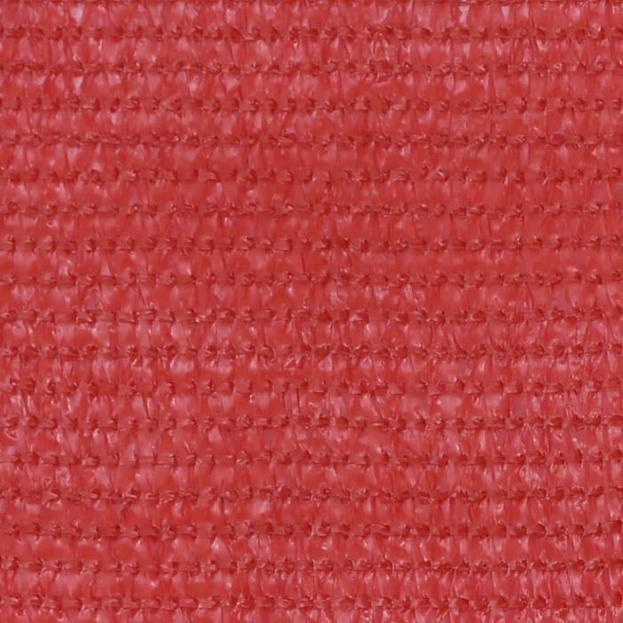 Écran de balcon rouge - VidaXL - 90x500 cm - Perméable au vent et à l'eau - Résistant aux moisissures et aux UV