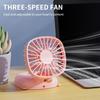 Multi-Functional Mini Handheld Fan With Makeup Mirror Foldable Small Electric Fan Usb Rechargeable Portable Hanging Neck Fan