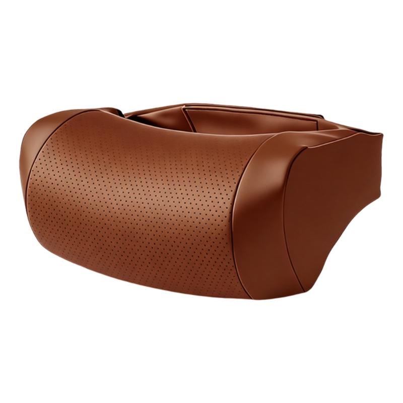 Comfortable Supportive Car Headrest Support Pillow With Ventilated Leather Cover Suitable For Any Time Of Year Neck Relief