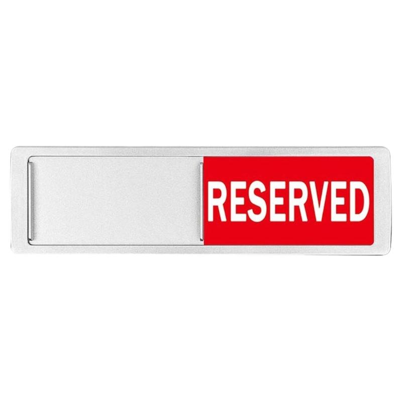 

Office Door Signs Do Not Disturbs,Reserved/Available Sliders Sign Home Office Vacant Occupied Privacy Sliding Door Sign